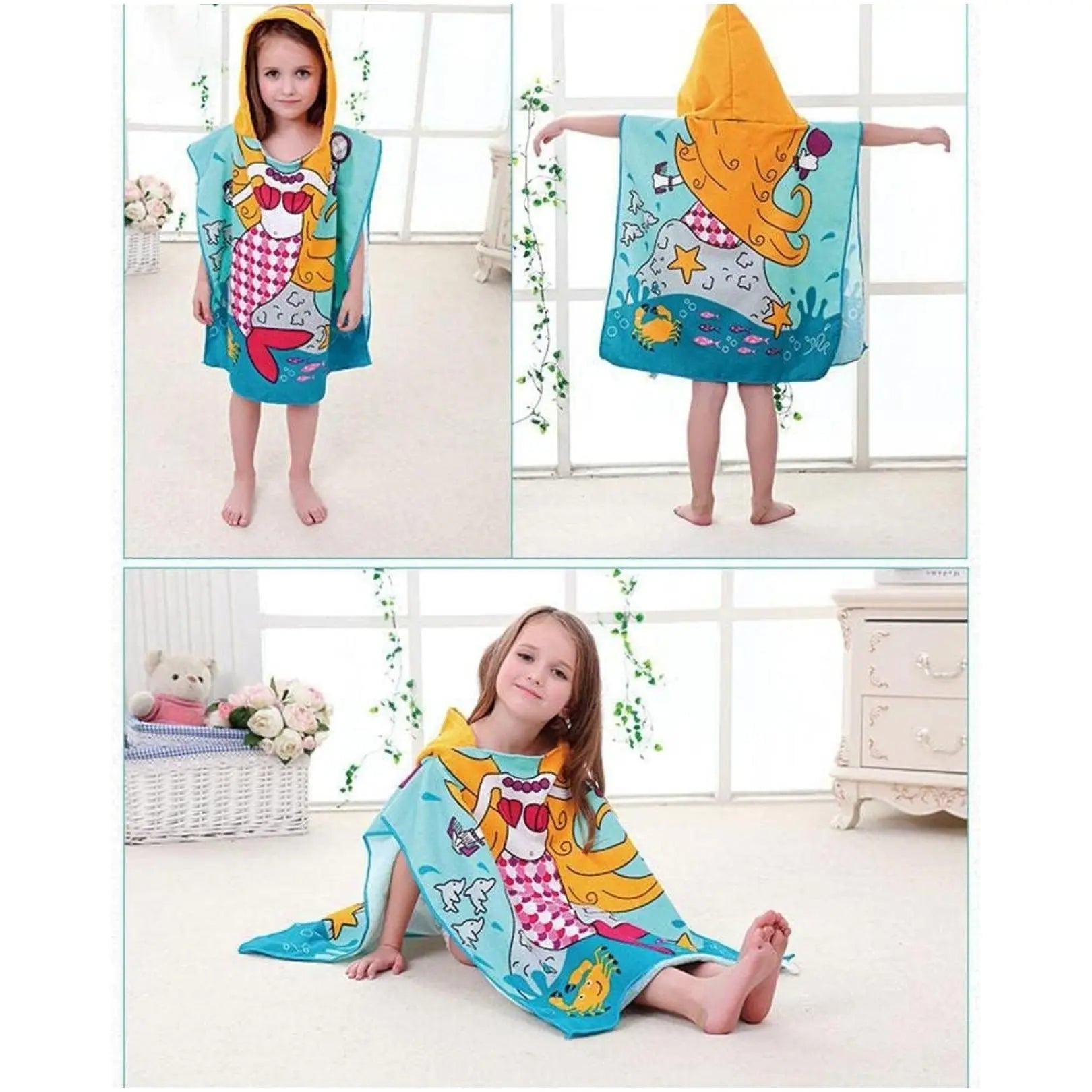 Little girl bath online towels