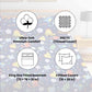 3pc King Size Bedsheet Set – Fitted Bedsheet & 2 Pillow Covers | Dark Blue Dino Kids Bedsheet Set Famyo Shop WH