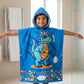 Rexy the Dino Glow in the Dark Quilt/Blanket/AC Comforter & Hooded Poncho Towel Set for Kids | Glow Maxx & Hood Maxx Series