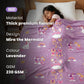 Famyo June Unicorn - Mira Mermaid Glow in the dark blanket - all season blanket for kids - thick premium flannel - lavender - 230 gsm