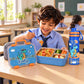 Rexy Dinosaur Bento Lunch Box & Water Bottle Combo for Kids | Leakproof Bento Box & 900 ML Stainless Steel Water Bottle | School Essentials Set | Perfect for Festive Gifting
