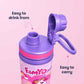 Kids stainless steel water bottle available in June the Unicorn, Rexy the Dinosaur, Leo the Astronaut, Dark Blue Astronaut, and Lavender Unicorn designs, featuring a 900 ml capacity, ideal for school, travel, and everyday hydration.