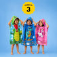 famyo rexy, june and crocdile poncho towel for kids