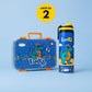 Pack of 2 FamYo lunch box and water bottle with dinosaur design - rexy the dinosaur 