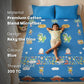 Rexy the Dino glow bedsheet and Blue Dino glow in the dark quilt, blanket and AC comforter set for kids with soft flannel fabric, king size glow bedsheet, queen size blanket, skin-safe glow technology, lightweight all-season comfort, and ideal for bedtime, kids' rooms, sleepovers, and gifting.