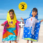Famyo Poncho Towel Set of 2, Bundle Offer - Astro & Pink Mermaid