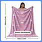 Famyo June Unicorn - Mira Mermaid Glow in the dark blanket - all season blanket for kids - queen size