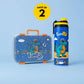 Rexy Dinosaur Lunch Box & Water Bottle Combo for Kids | Leakproof Bento Box & Kids Water Bottle | School Essentials Set