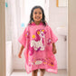 June the Unicorn – Maxx Series Hooded Poncho Towels for Kids, Set of 2 | Quick-Dry, Highly Absorbent Microfiber Bath Towels