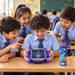 Famyo Game On Bento Lunch Box & Rexy Dinosaur Water Bottle Combo for Kids | Leakproof Bento Box & 900 ML Stainless Steel Water Bottle | School Essentials Set | Perfect for Festive Gifting