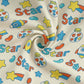3pc King Size Bedsheet Set – Fitted Bedsheet & 2 Pillow Covers with Zip | Space Bedsheet Set