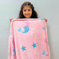 Mermaid Glow in The Dark Blanket for Kids | 200 x 152cm, 0-15 Years, Queen Size Flannel Blanket | Birthday Gift for Kids Bed, Sofa, or Couch