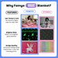 June the Unicorn Glow Blanket – Glow Maxx Series | Soft Flannel AC Blanket for All-Season | Perfect Gift for Kids