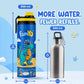 Famyo rexy the dino stainless steel water bottle - durable steel body and BPA free materials - 22 x 7