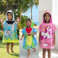Famyo Set of 3 hooded poncho towel for kids - june the unocrn, crocodile and shark designs for your kids