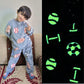 Football Glow in the Dark Kids' Pajamas (5-9 Years) | Cute Summer Night Suits