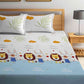 3pc King Size Bedsheet Set – Fitted Bedsheet & 2 Zipped Pillow Covers | Lion & Rabbit Kids Bedding Famyo Shop WH