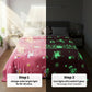 June the Unicorn Glow Blanket – Glow Maxx Series | Soft Flannel AC Blanket for All-Season | Perfect Gift for Kids