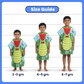 Crocodile Poncho Bath Towel for Kids, 1-7 years, 60 x 60cm | 100% Cotton, Skin-Friendly Microfiber Hooded Toddler Pool Towel | Quick-Drying, Water Absorbing, Full-Size Bathrobe