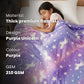 Purple Unicorn Glow Blanket | Soft Flannel AC Blanket for All-Season | Perfect Gift for Kids
