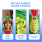 Crocodile Poncho Bath Towel for Kids, 1-7 years, 60 x 60cm | 100% Cotton, Skin-Friendly Microfiber Hooded Toddler Pool Towel | Quick-Drying, Water Absorbing, Full-Size Bathrobe