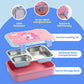 Famyo Bento Lunch box for kids - tffin box for school kids - leakproof, stainless steel, secret storage
