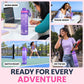 Kids stainless steel water bottle available in June the Unicorn, Rexy the Dinosaur, Leo the Astronaut, Dark Blue Astronaut, and Lavender Unicorn designs, featuring a 900 ml capacity, ideal for school, travel, and everyday hydration.
