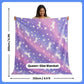 Purple Unicorn Glow Blanket | Soft Flannel AC Blanket for All-Season | Perfect Gift for Kids