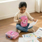Famyo Pink pencil case & bento lunch box with unicorn design for kids school essential
