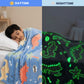 Dino Glow Blanket | Soft Flannel AC Blanket for All-Season | Perfect Gift for Kids
