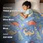 Dino Glow Blanket | Soft Flannel AC Blanket for All-Season | Perfect Gift for Kids