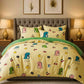 5pc Kids Bed Set – King Size Fitted Bedsheet , Comforter Cover, 2 Pillow Covers & Comforter | Cute Dino Theme Famyo Shop WH