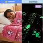 June the Unicorn Glow Blanket – Glow Maxx Series | Soft Flannel AC Blanket for All-Season | Perfect Gift for Kids