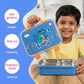 famyo rexy the dino bento lunch box fo rkids 505gms, 950 ml, stainless steel