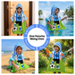 Football Poncho Towel for Kids | Hooded Bath Towels for Boys & Girls | 60 x 60cm Toddler Pool Towel with Hood, 1-7 years