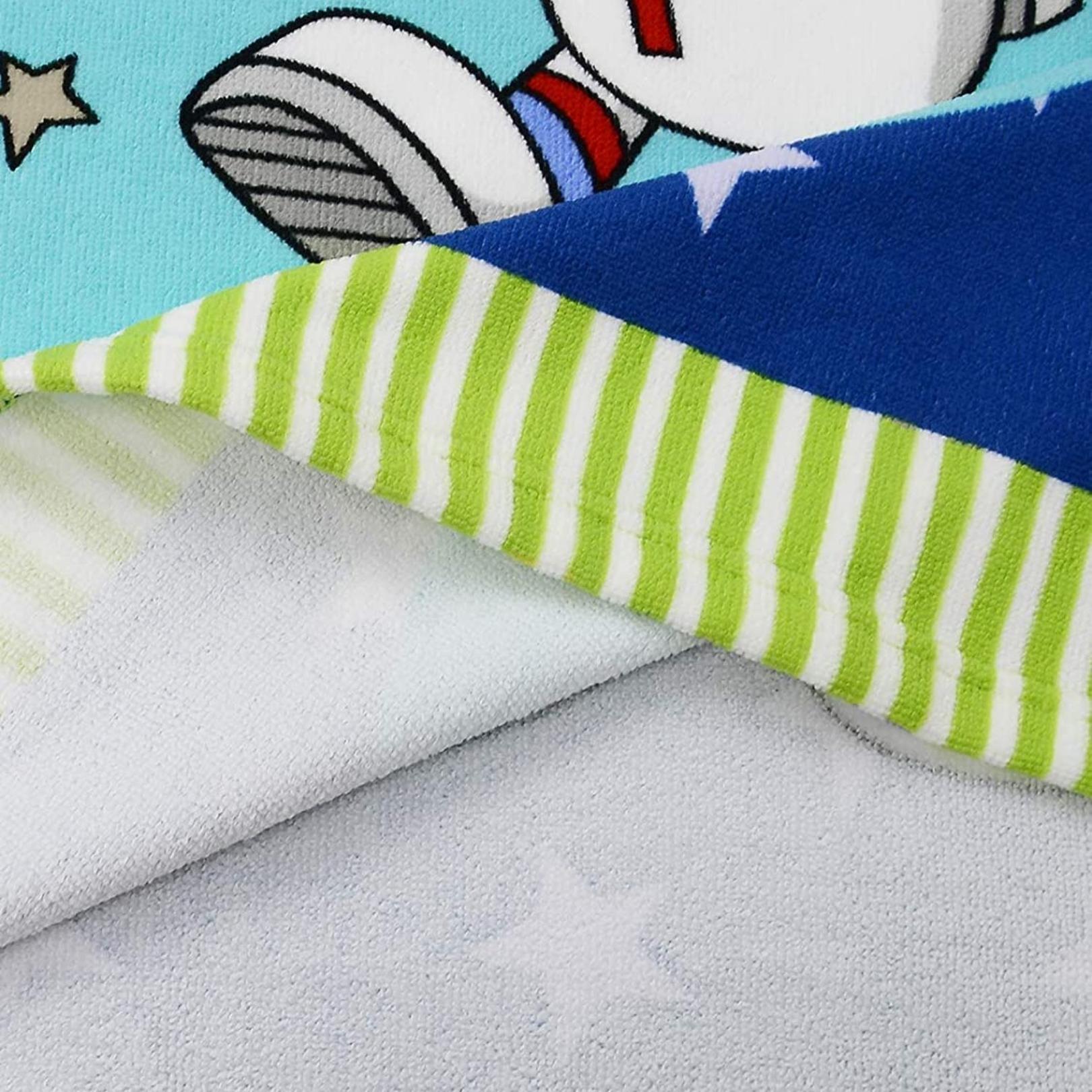 Astronaut Towel for Kids | Hooded Bath Towels for Boys & Girls | 60 x 60cm Toddler Pool Towel with Hood