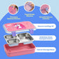 June the Unicorn bento lunch box for kids featuring 3 stainless steel compartments, 800 ml leakproof design, BPA-free outer body, child-friendly locking clips, organised meal storage, and perfect for school lunches, travel, daycare, and everyday use.