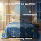 Astronaut Glow Blanket | Soft Flannel AC Blanket for All-Season | Perfect Gift for Kids