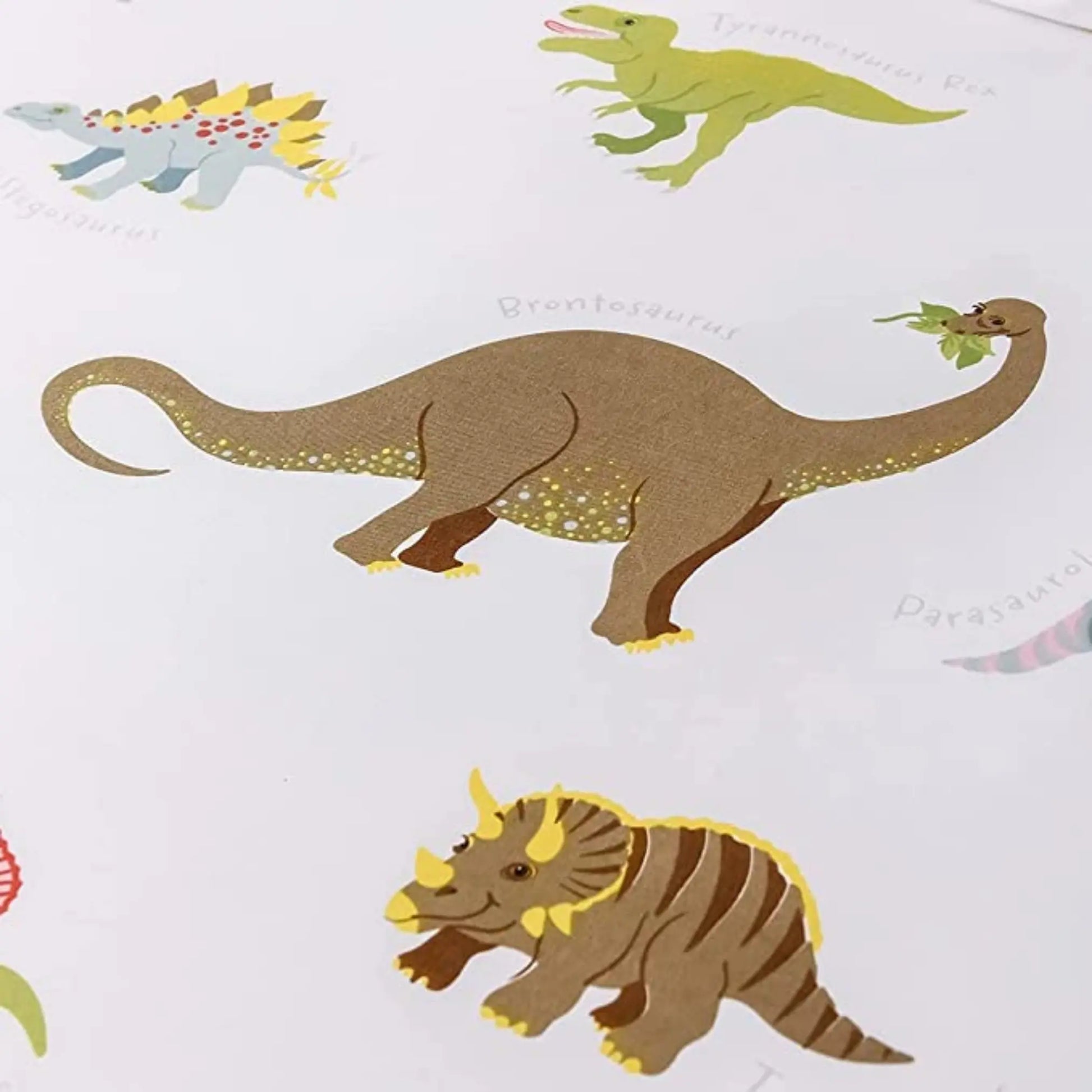 Soft and Durable Bedsheet featuring a cute dinosaur design, perfect for boys and girls' on Famyo