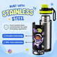 Famyo Leo the Astronaut 900 ml for kids - school essentials - stainless steel - BPA free materials - durable - lightweight