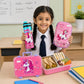 Famyo june the unicorn combo kit for kids - school essentials - unicorn bento lunch box, water bottle and pencil pouch
