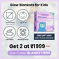 Glow in The Dark Blanket for Kids | Queen Size | Perfect for gifting