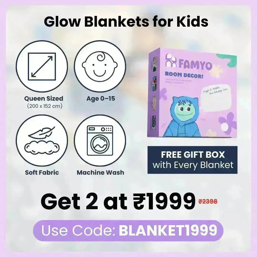 Glow in The Dark Blanket for Kids | Queen Size | Perfect for gifting
