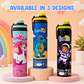 Famyo Leo the Astronaut 900 ml for kids - school essentials - available in 3 designs - unicorn water bottle - dinosaur water bottle and Astronaut design