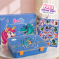 Famyo Rexy Dino Bento Lunch Box for Kids | Leakproof Kids Tiffin Box | 3 Stainless Steel Compartments | BPA-Free School Lunch Box