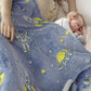 Famyo queen size glow blanket – astronaut and planets glow under darkness