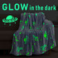 Astronaut and rocket glow blanket – kids bedtime essential by Famyo