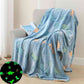 Big dinosaur bedtime blanket – glow in dark comfort for kids’ dreams