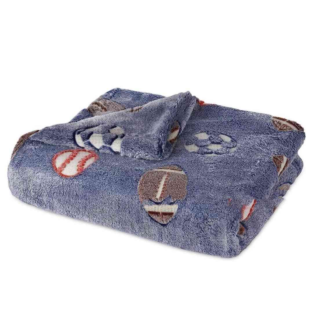 Cozy football blanket for boys – glow in dark bedtime essential by Famyo