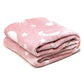 Pink Stars Glow in The Dark Blanket for Kids, Ages 0-15 years | Ultra-soft & Lightweight Blanket for Kids Famyo Shop WH